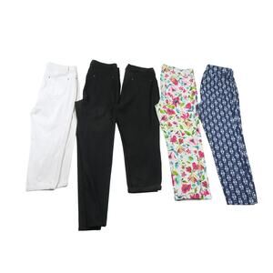 Time True Denim Pants Lot of 5 Multicolor Womens Sz 12-14